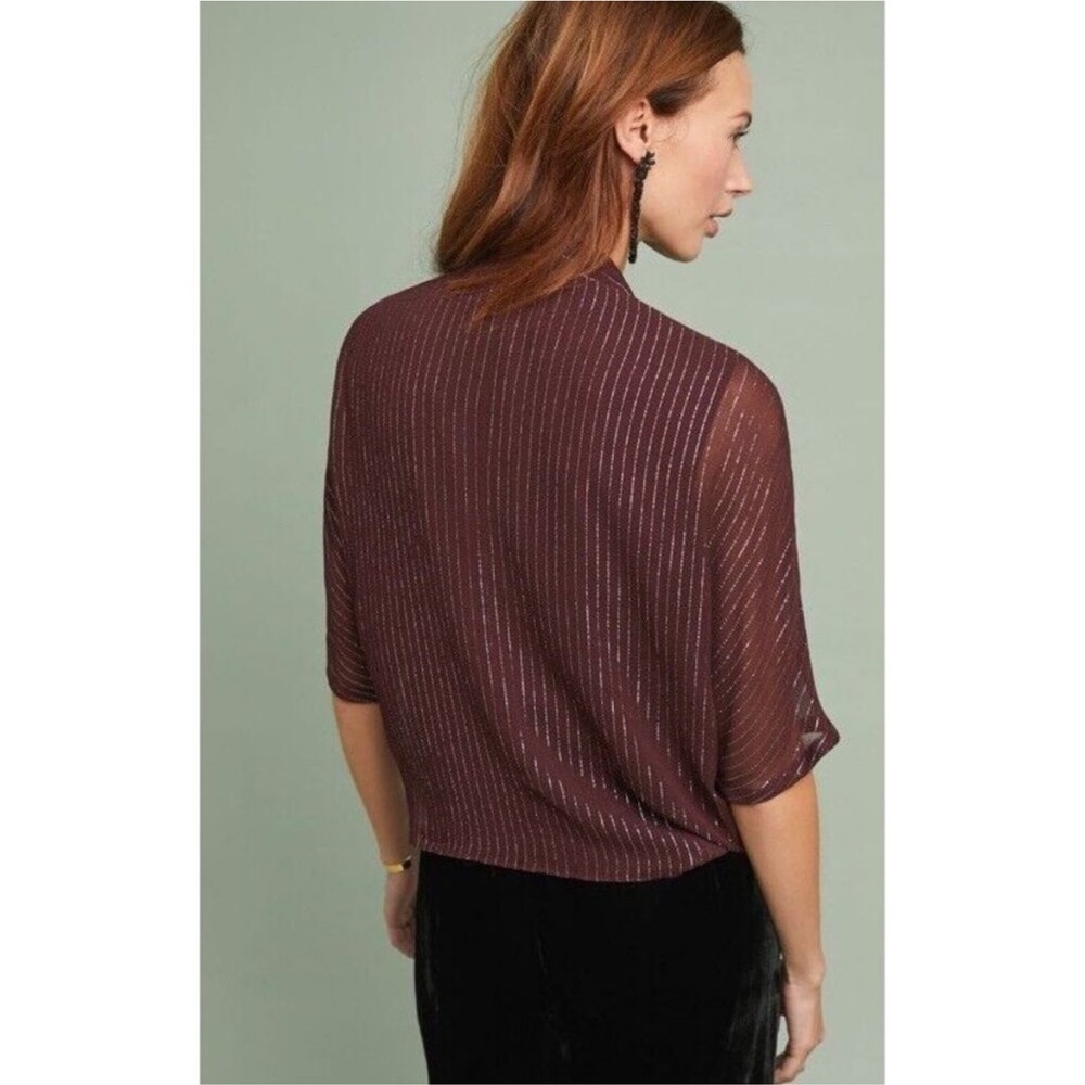 Anthropologie Ranna Gill Cassel Petite Buttondown NWT Size Medium Petite - Picture 3 of 8